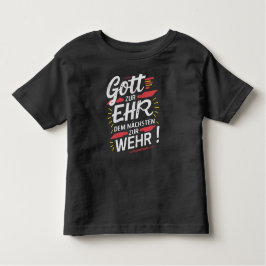 Camiseta Infantil Gott zur Ehr dem Nächsten zur Wehr - Feuerwehr