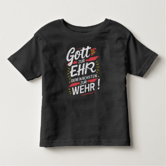 Camiseta Infantil Gott zur Ehr dem Nächsten zur Wehr - Feuerwehr