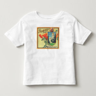 Camiseta Infantil Governador LabelLindsay alaranjado, CA