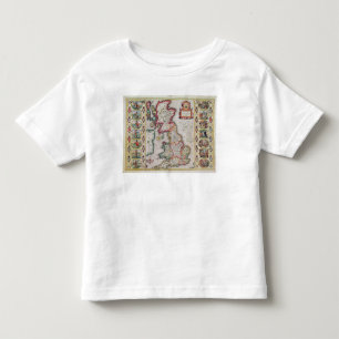 Camiseta Infantil Grâ Bretanha como foi dividida no Tyme