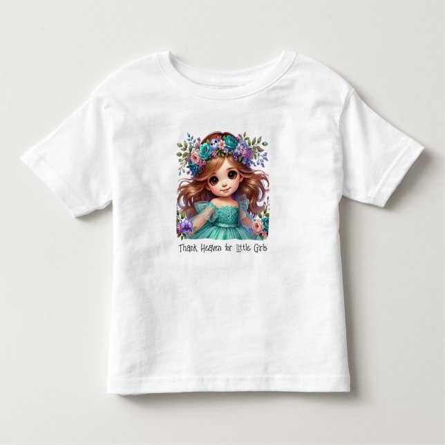 Camiseta Infantil Graças ao Céu pelas Meninas (Frente)