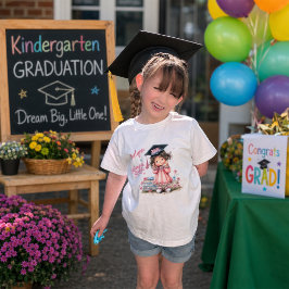 Camiseta Infantil Graduação da Pré-Escola e Promoção para a Primeira