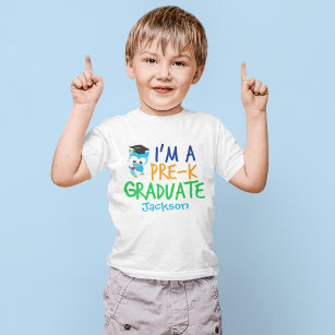 Camiseta Infantil Graduação personalizada de pré-escola personalizad