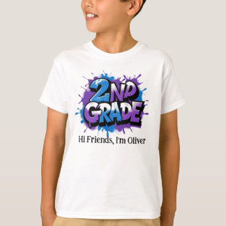Camiseta Infantil Gráfica Personalizada - Volta às