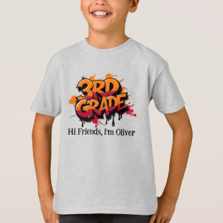 Camiseta Infantil Gráfica Personalizada - Volta às