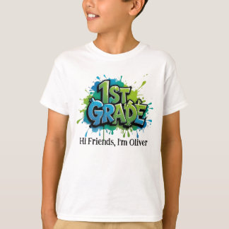 Camiseta Infantil Gráfica Personalizada - Volta às