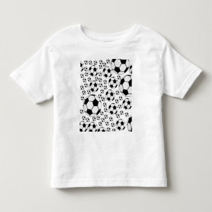 Camiseta Infantil Gráfico de Bola de Futebol Clássico Fã de Esportes