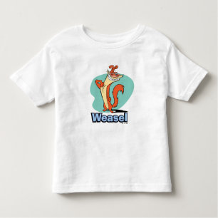 Camiseta Infantil Gráfico de Caractere Ortográfico de Weasel