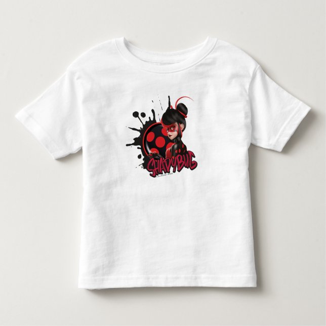 Camiseta Infantil Gráfico de Caractere Shadybug Reverso Miraculoso (Frente)