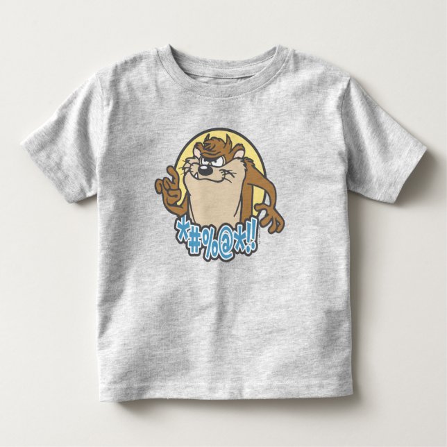 Camiseta Infantil Gráfico de Círculo Expletivo TAZ™ (Frente)
