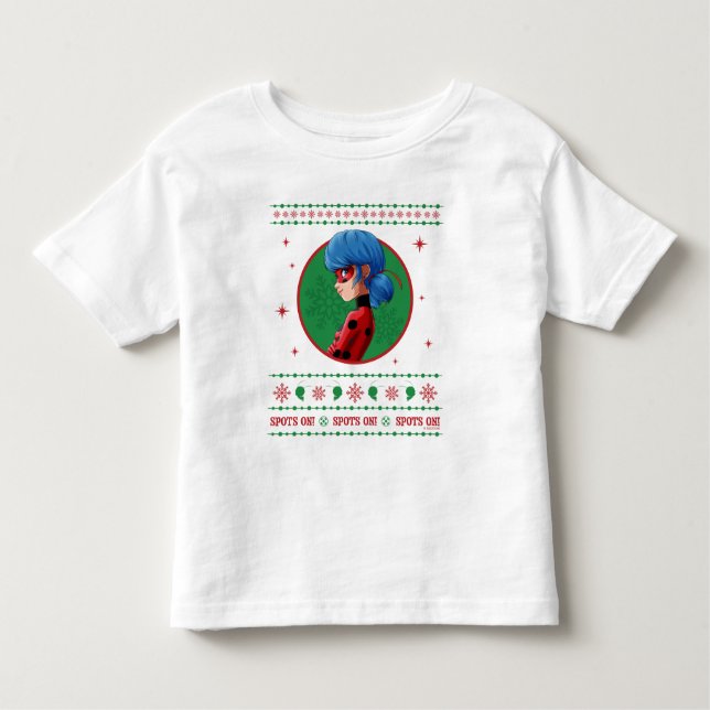 Camiseta Infantil Gráfico de Férias da Joaninha com Pontos! (Frente)