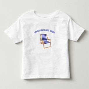 Camiseta Infantil Gráfico de Verão de Mensagem Personalizada de Cade