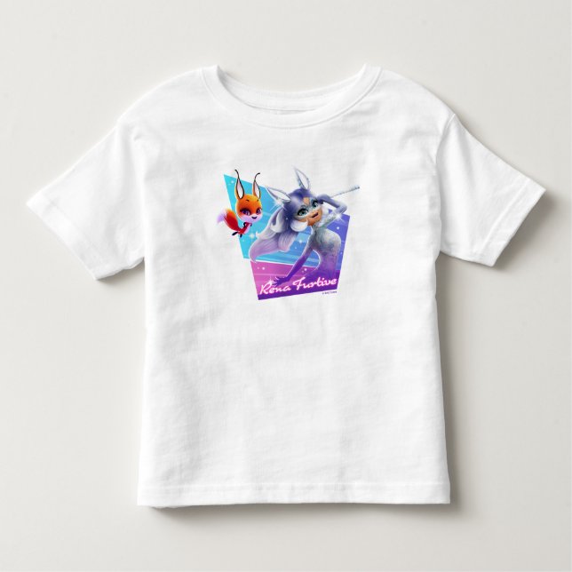 Camiseta Infantil Gráficos da Rena Furtive (Frente)