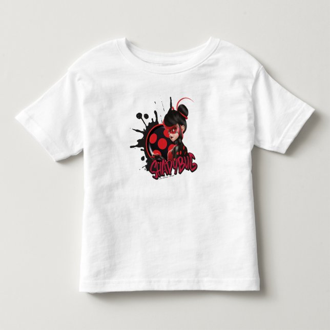Camiseta Infantil Gráficos do Personagem Re-verse Shadybug Milagrosa (Frente)