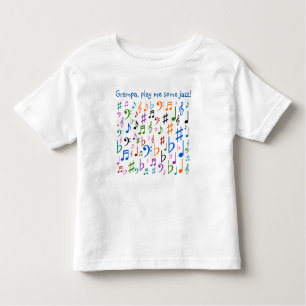 Camiseta Infantil Grampa, joga-me algum jazz!