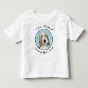 Camiseta Infantil Grand Basset Griffon Vendeen - Arte Original para