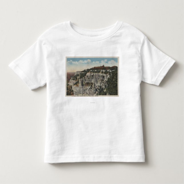Camiseta Infantil Grand Canyon, arizona - opinião do hotel do EL (Frente)