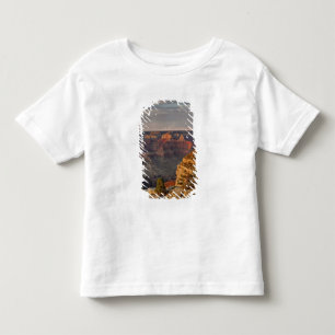 Camiseta Infantil Grand Canyon visto da borda sul ao pôr do sol, 2