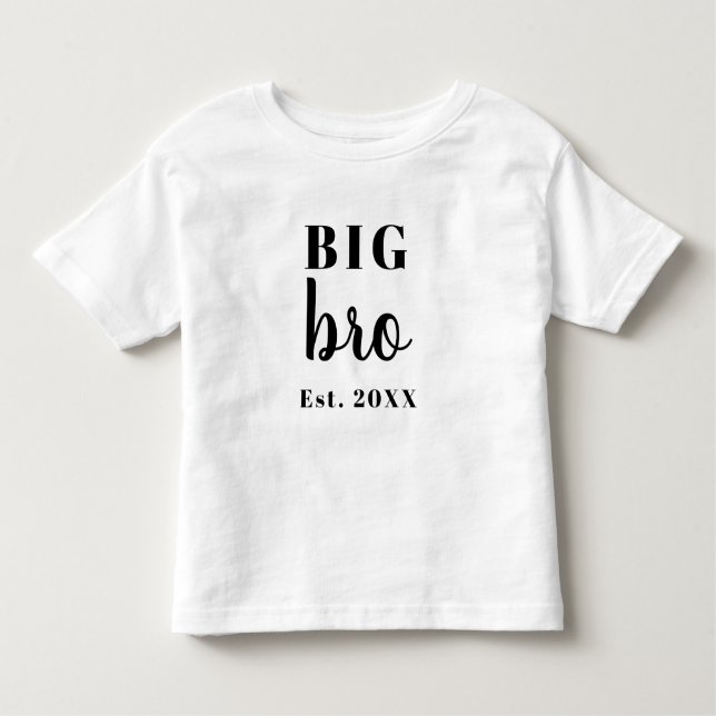 Camiseta Infantil Grande Ano de Irmão (Frente)