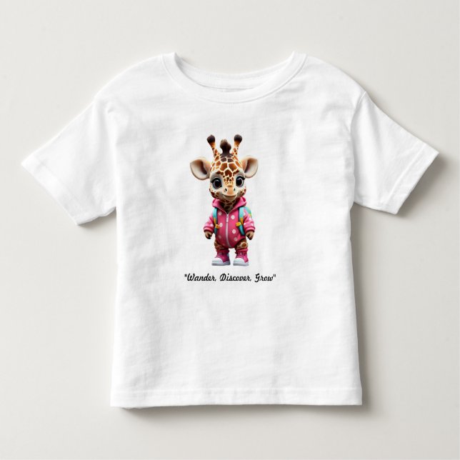 Camiseta Infantil "Grande Aventura do Gerald" (Frente)