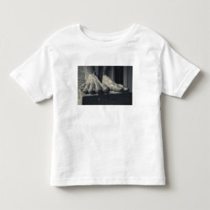 Camiseta Infantil Grande edifício Hermitage, pé escultador