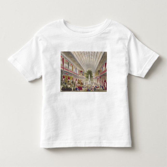 Camiseta Infantil Grande exposição, 1851: Transept sul, de inter (Frente)