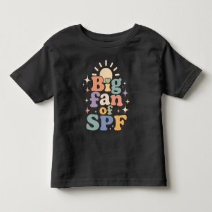 Camiseta Infantil Grande fã de proteção solar SPF no verão