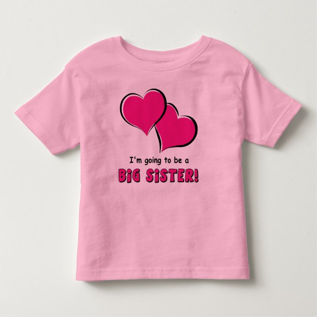 Camiseta Infantil Grande Irmã a Ser (Frente)