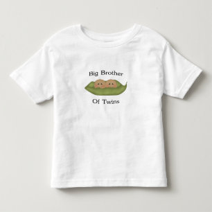 Camiseta Infantil Grande Irmão De Gêmeos