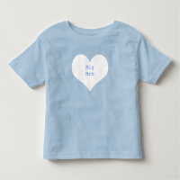 Grande Irmão Personalizado, Coração Branco e Azul