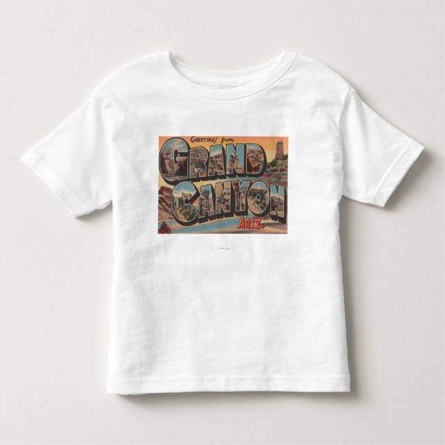 Camiseta Infantil Grande letra ScenesArizona do Arizona (Frente)