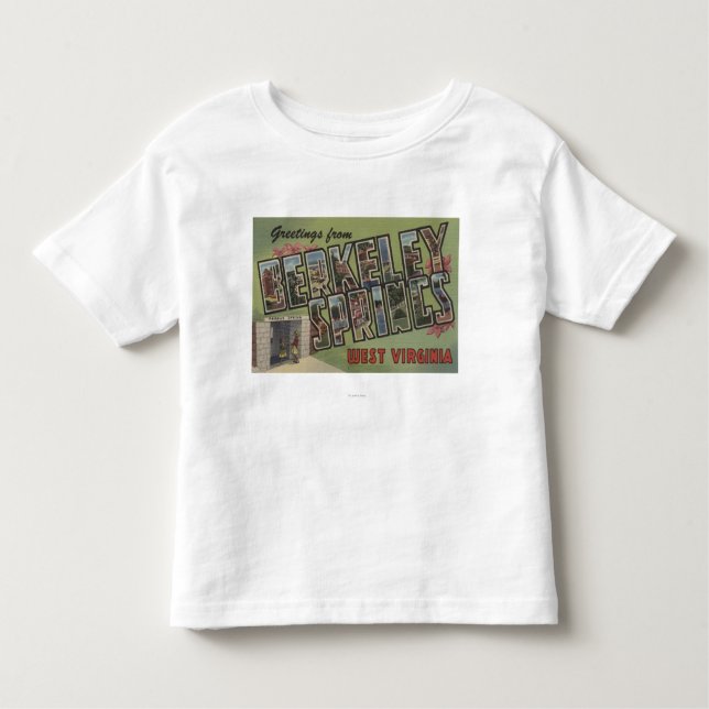 Camiseta Infantil Grandes cenas da letra - Berkeley Springs, WV (Frente)