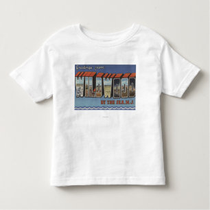 Camiseta Infantil Grandes cenas da letra - Wildwood-Por--Mar, NJ