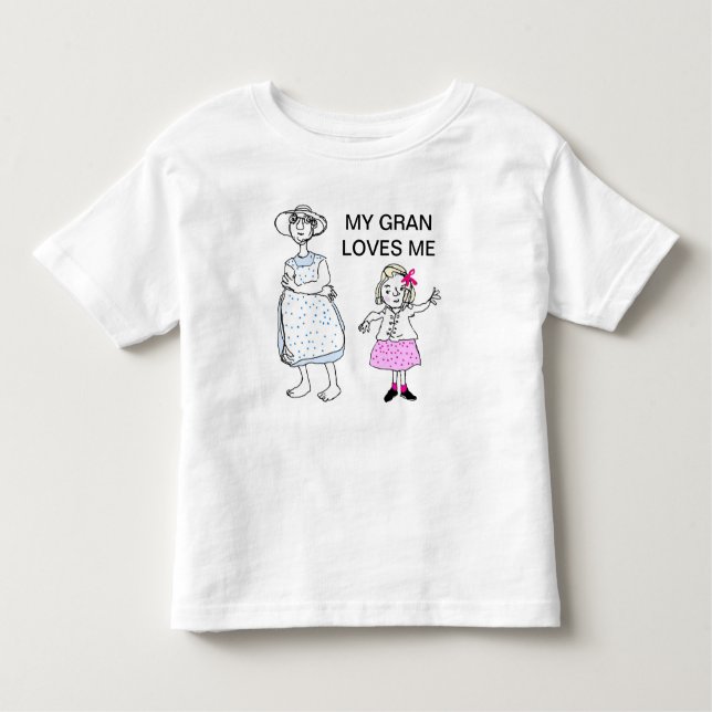Camiseta Infantil Granma e neta (Frente)