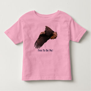 Camiseta Infantil GRATUITO PARA SER EU Voando Crianças Bálidas Camis