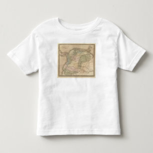 Camiseta Infantil Grenada, Venezuela, e Equador novos