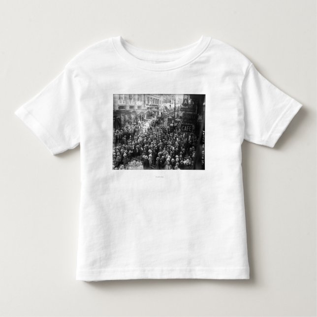 Camiseta Infantil Greve dos atores na 45th rua em New York (Frente)