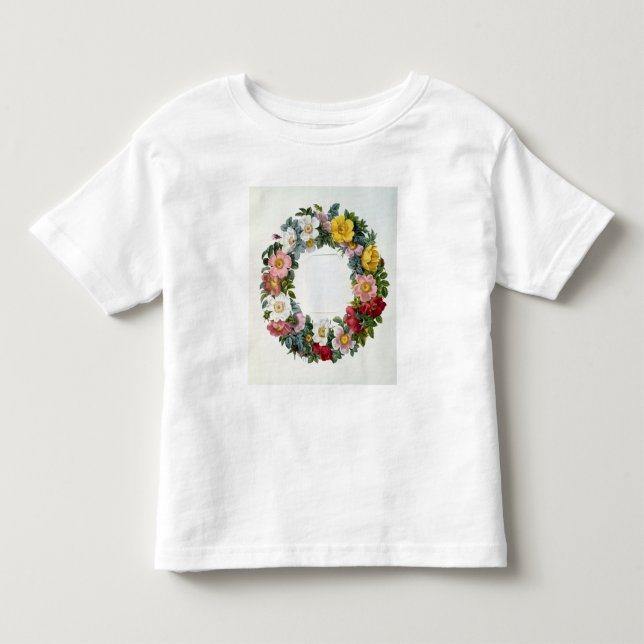 Camiseta Infantil Grinalda dos rosas, Frontispiece para 'rosas de (Frente)