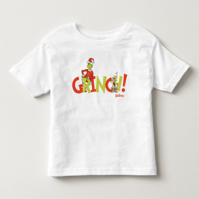 Camiseta Infantil Grinch! Character Logo Graphic (Frente)