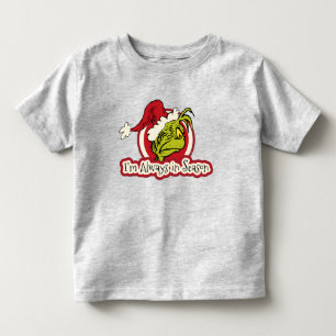 Camiseta Infantil Grinch Eu Estou Sempre na Estação