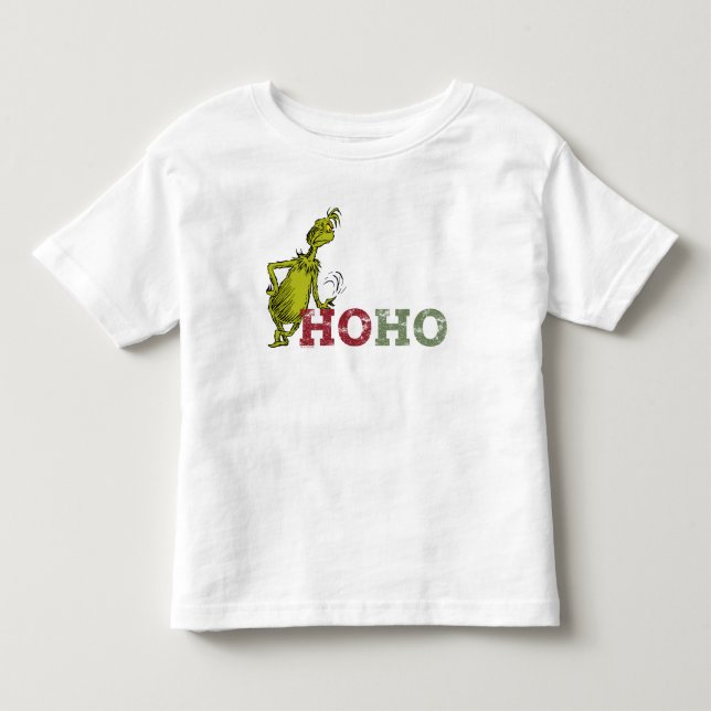 Camiseta Infantil Grinch | He He He (Frente)