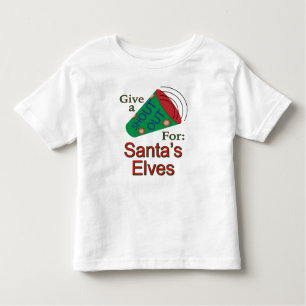 Camiseta Infantil Gritar para os Elfos dos Papais noeis