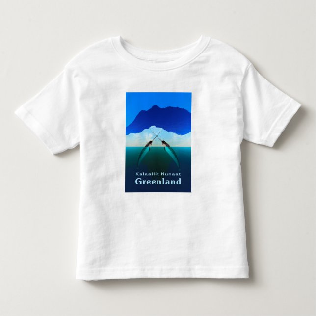 Camiseta Infantil Groenlândia - Narwhal (Frente)