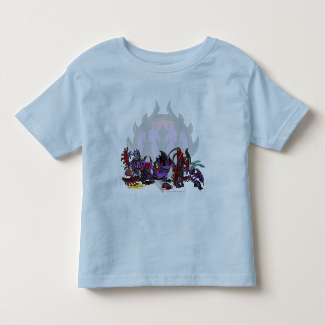 Camiseta Infantil Grupo da citadela de Darigan da equipe (Frente)