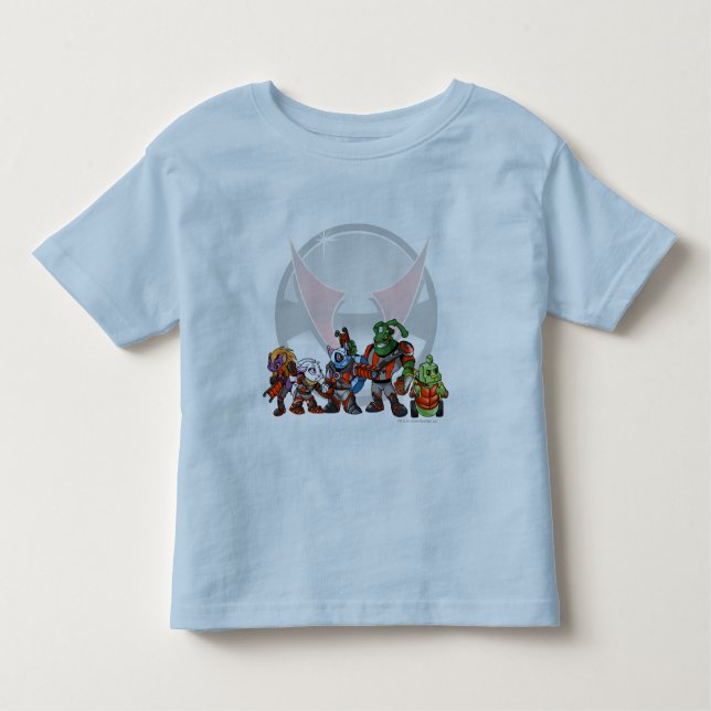 Camiseta Infantil Grupo da estação espacial de Virtupets da equipe (Frente)