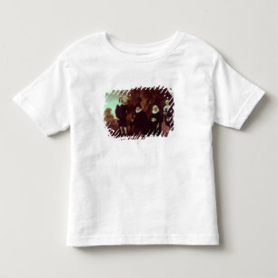 Camiseta Infantil Grupo da família em uma paisagem