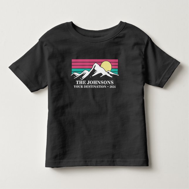 Camiseta Infantil Grupo de Campanha de Férias Familiares Corresponde (Frente)