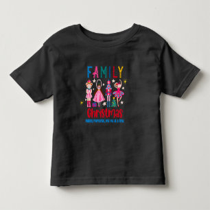 Camiseta Infantil Grupo Familiar Natal Engraçado, Ballet Quebra-Noze