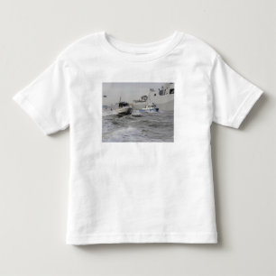 Camiseta Infantil Grupos dos departmen da guarda costeira e da