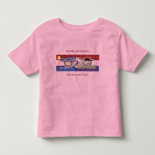 Camiseta Infantil Guarda da família do nosso miúdo